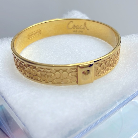 Coach signature bracelet